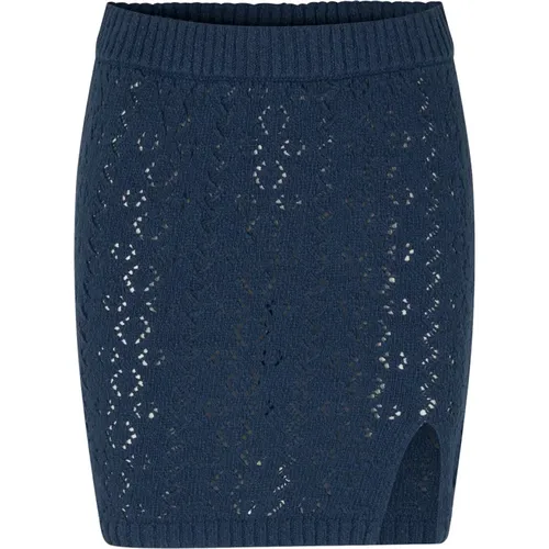 Slim Fit Knit Mini Skirt - Pageant , female, Sizes: XS, S - Samsøe Samsøe - Modalova