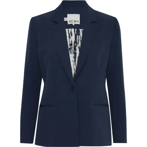 Blaue Jacken für Stilvolle Outfits , Damen, Größe: XS - Ichi - Modalova
