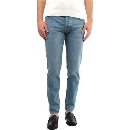 Slim Fit Blaue Jeans , Herren, Größe: W30 - Michael Coal - Modalova