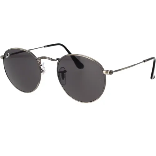 Runde Metall Sonnenbrille Retro Stil - Ray-Ban - Modalova