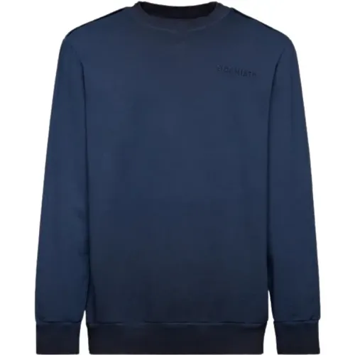 Dark Navy Cotton Sweatshirt , male, Sizes: S, M, L, XL - Premiata - Modalova