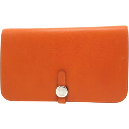 Pre-owned Leather wallets , female, Sizes: ONE SIZE - Hermès Vintage - Modalova