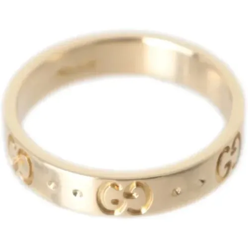 Pre-owned Gold rings , female, Sizes: ONE SIZE - Gucci Vintage - Modalova