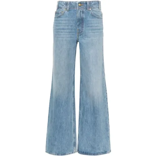 Wide Leg Jeans with Faded Effect , female, Sizes: W28, W27, W25 - Ulla Johnson - Modalova