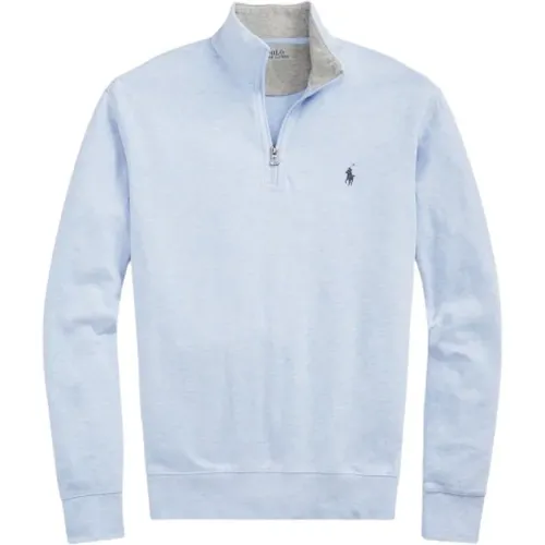 Weicher Halb-Zip Pullover , Herren, Größe: XL - Polo Ralph Lauren - Modalova