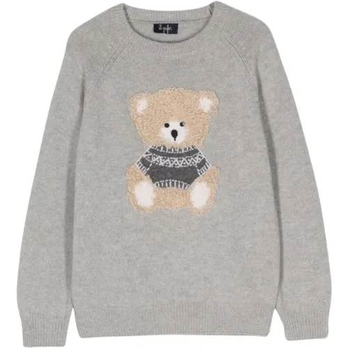 Grauer Teddy-Pullover Il Gufo - Il Gufo - Modalova