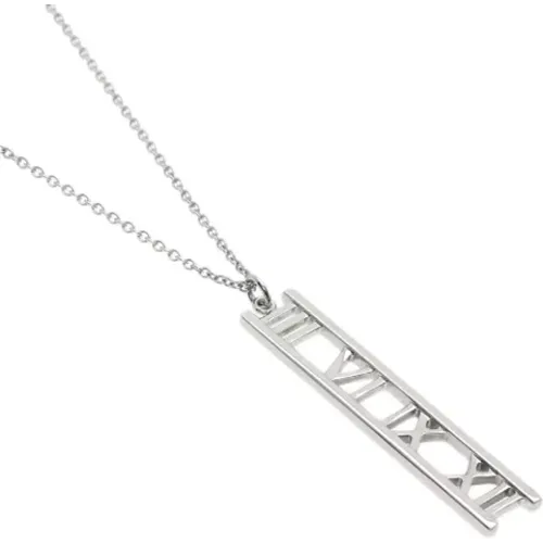 Pre-owned White Gold necklaces , female, Sizes: ONE SIZE - Tiffany & Co. Pre-owned - Modalova