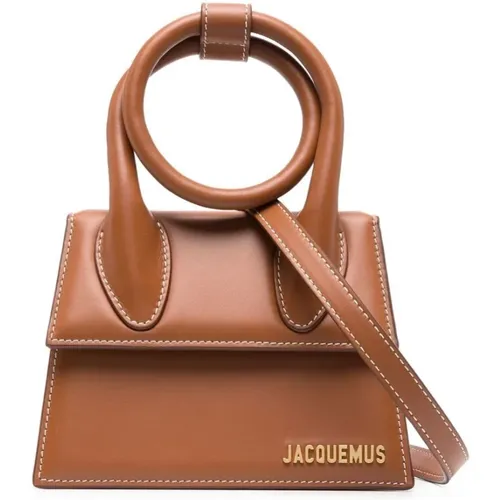 Leather Shoulder Bag , female, Sizes: ONE SIZE - Jacquemus - Modalova