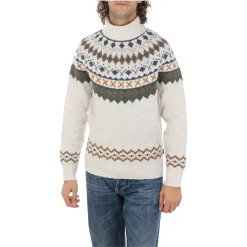 Fair Isle Rollneck Sweater , male, Sizes: S, L - Barbour - Modalova
