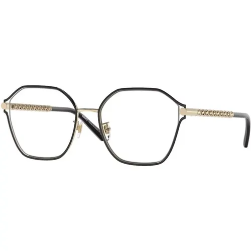 Gold Frame Glasses , unisex, Sizes: 55 MM - Versace - Modalova