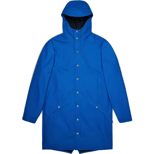 Long Jacket Wave Water-Resistant RainCoat , unisex, Sizes: L, XL, XS - Rains - Modalova