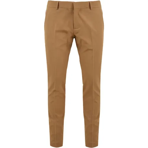 Slimato Trousers Sand , male, Sizes: L, XL, M - Daniele Alessandrini - Modalova