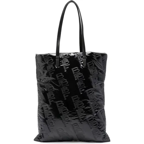 Embossed leather handbag , female, Sizes: ONE SIZE - By FAR - Modalova