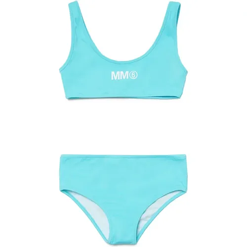 Logo Lycra Bikini Badeanzug - MM6 Maison Margiela - Modalova