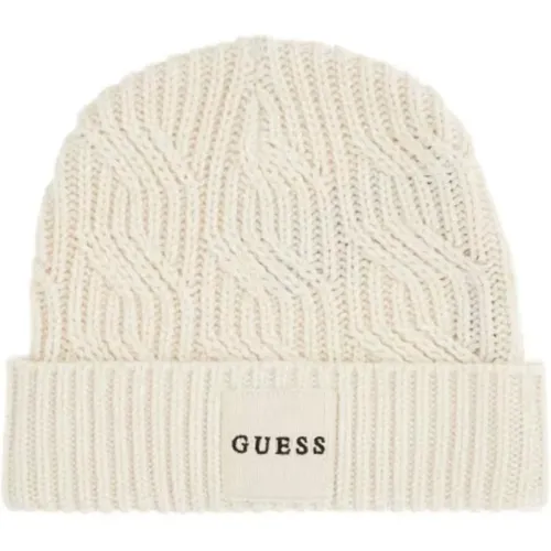 Logo Patched Beanie - Textil - Guess - Modalova