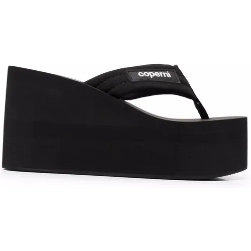 Branded Wedge Sandals , female, Sizes: 7 UK - Coperni - Modalova