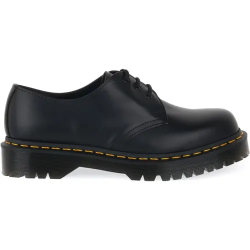 Bex Schwarze Glattlederschuhe , Damen, Größe: 40 EU - Dr. Martens - Modalova