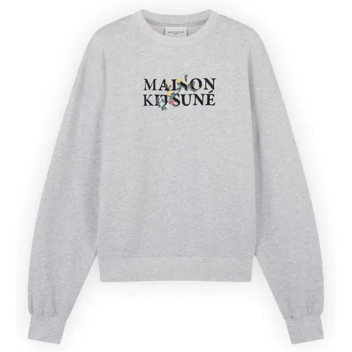 Stylish Sweatshirt , male, Sizes: L, S - Maison Kitsuné - Modalova