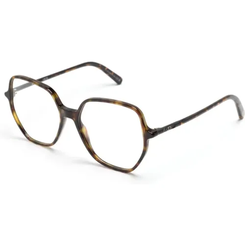 Braun/Havanna Optische Brille 2000 Stil , Damen, Größe: 55 MM - Dior - Modalova