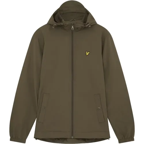 Kapuzenjacke mit Reißverschluss , Herren, Größe: M - Lyle & Scott - Modalova