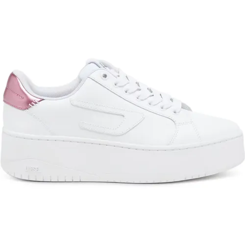 S-Athene Bold W - Low Top-Sneakers mit Flatform-Sohle , Damen, Größe: 35 1/2 EU - Diesel - Modalova