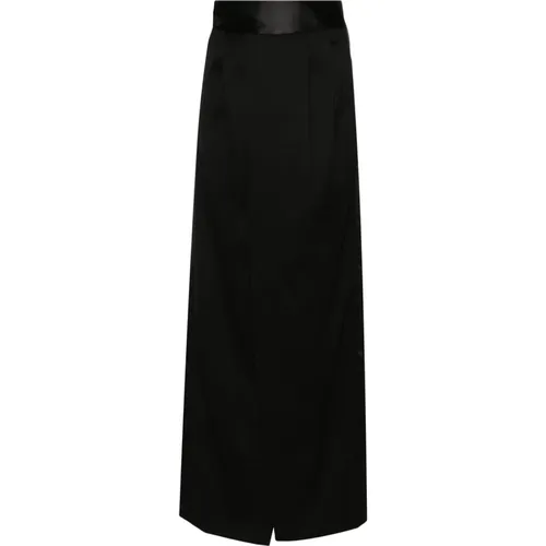 Eleganter Maxi-Rock für Frauen , Damen, Größe: S - MM6 Maison Margiela - Modalova