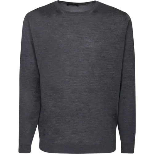 Men's Clothing Knitwear Grey Aw23 , male, Sizes: 3XL, XL - Dell'oglio - Modalova
