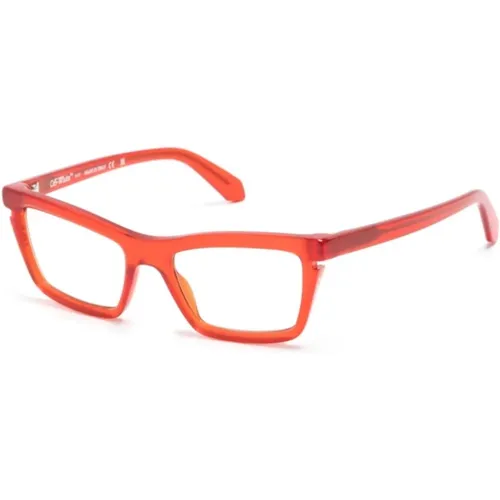 Rote Optische Brille Stylisches Must-Have,Schwarze Optische Brille Stilvolles Must-Have,Braune Optische Brille Stilvoll Alltagsgebrauch,Weiße Optisch - Off White - Modalova