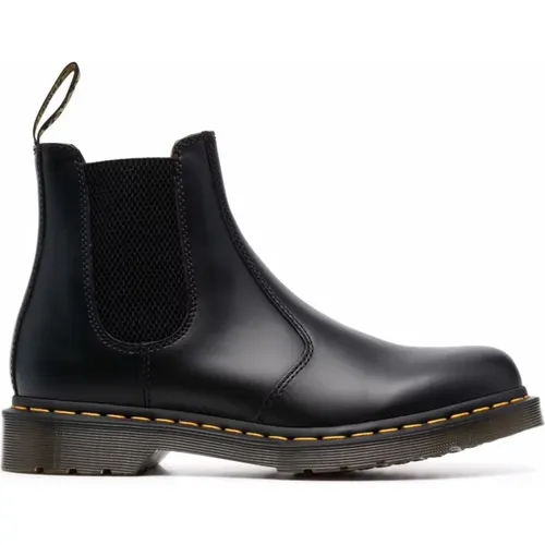 Schwarze Chelsea-Stiefel mit elastischer Sohle , Herren, Größe: 44 EU - Dr. Martens - Modalova