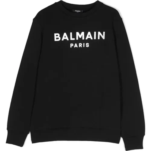 Schwarze Sweatshirts für Mädchen - Balmain - Modalova