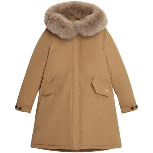 Damen Keystone Parka Jacke Woolrich - Woolrich - Modalova