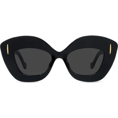 Retro Screen Sunglasses - Glamorous Cat-Eye Style , female, Sizes: 48 MM - Loewe - Modalova