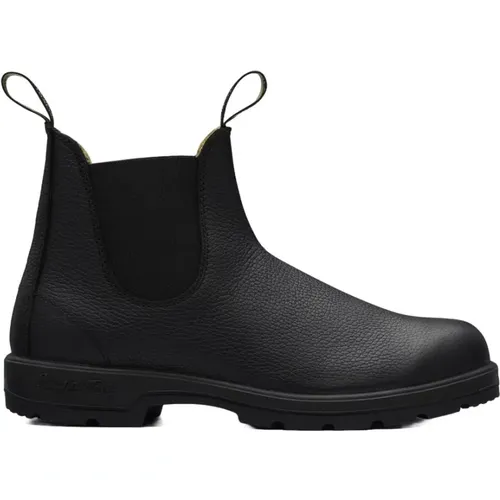 Schwarze Lederstiefel , Herren, Größe: 42 EU - Blundstone - Modalova