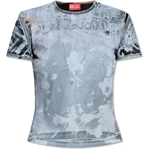 T-Ele-Plk T-shirt , Damen, Größe: L - Diesel - Modalova