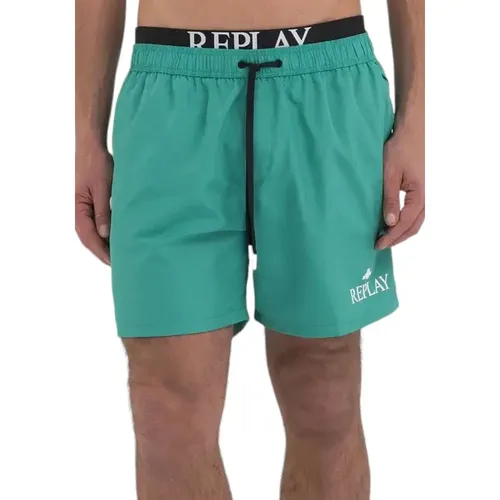 Amalfi Boxer Shorts , male, Sizes: 2XL, M, L, XL, S - Replay - Modalova