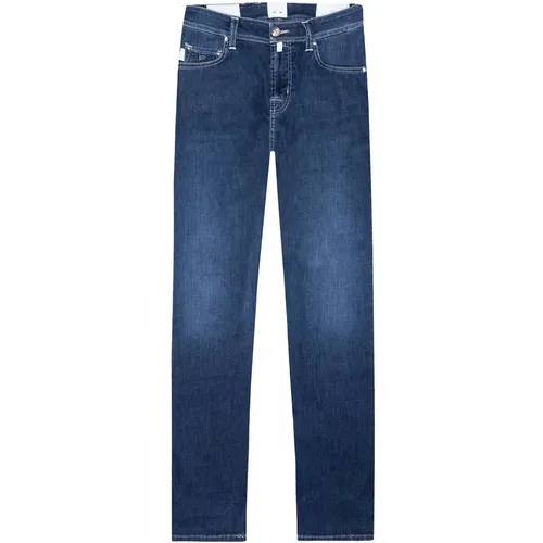 Blaue Baumwolljeans Hose , Herren, Größe: W40 - Tramarossa - Modalova