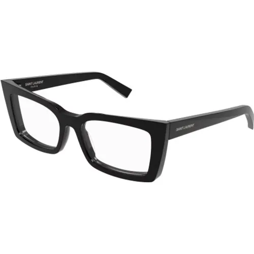 Schwarze Transparente SL 554 Sonnenbrille , unisex, Größe: 54 MM - Saint Laurent - Modalova