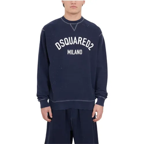 Sweatshirts , Herren, Größe: L - Dsquared2 - Modalova