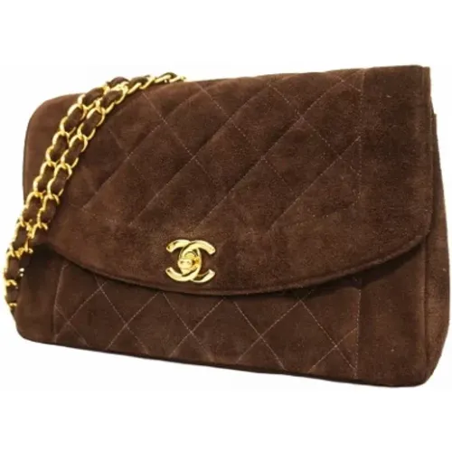 Pre-owned Suede shoulder-bags , female, Sizes: ONE SIZE - Chanel Vintage - Modalova