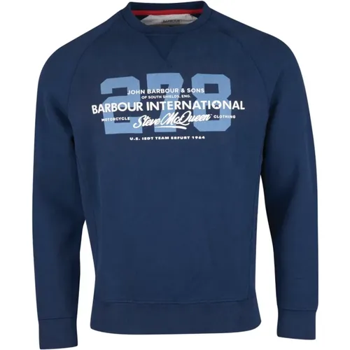 Steve McQueen Marshall Sweatshirt , Herren, Größe: M - Barbour - Modalova