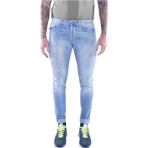 George Skinny Fit Denim Jeans , Herren, Größe: W40 - Dondup - Modalova