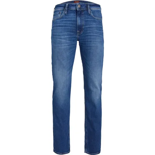 Klassische Regular Fit Rinse Wash Jeans , Herren, Größe: W30 L34 - jack & jones - Modalova