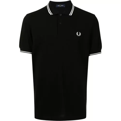 Polo Shirt Double Stripe , male, Sizes: XL, 2XL - Fred Perry - Modalova