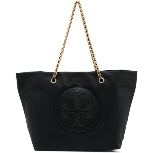 Ella Chain Nylon Tote Bag , female, Sizes: ONE SIZE - TORY BURCH - Modalova