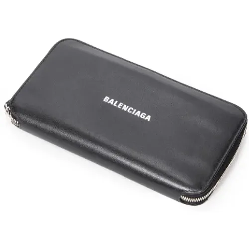 Pre-owned Leather wallets , female, Sizes: ONE SIZE - Balenciaga Vintage - Modalova