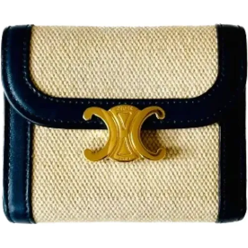 Pre-owned Leather wallets , female, Sizes: ONE SIZE - Celine Vintage - Modalova