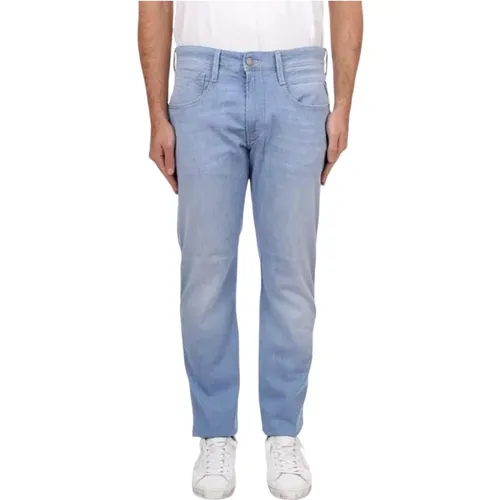 Slim-fit Denim Jeans , Herren, Größe: W34 L32 - Replay - Modalova