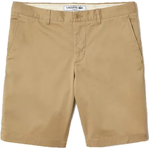 Modernisierte Slim Fit Stretch Baumwoll Bermuda Shorts , Herren, Größe: XS - Lacoste - Modalova