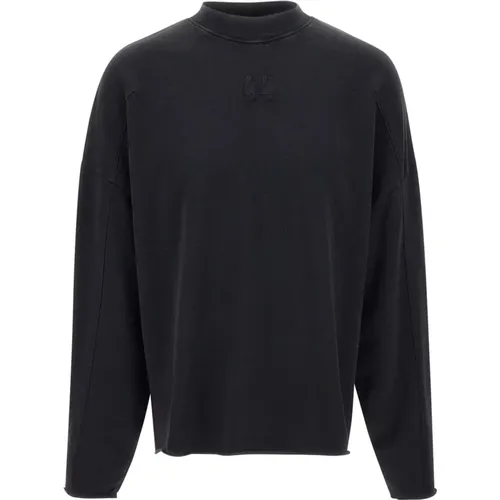 Sweater Darkened Cotton Jersey , male, Sizes: XL, S, M, L - 44 Label Group - Modalova