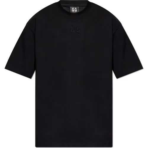 T-Shirt mit Logo , Herren, Größe: L - 44 Label Group - Modalova